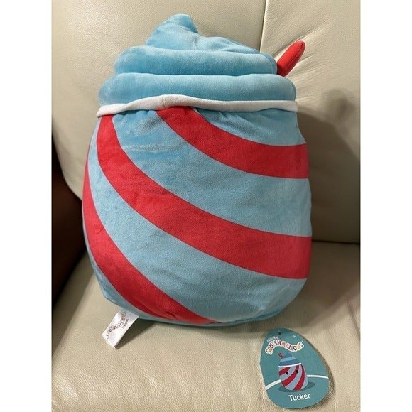 12" Squishmallow Tucker the Slushie Stuffed Plush New - Picture 2 of 6